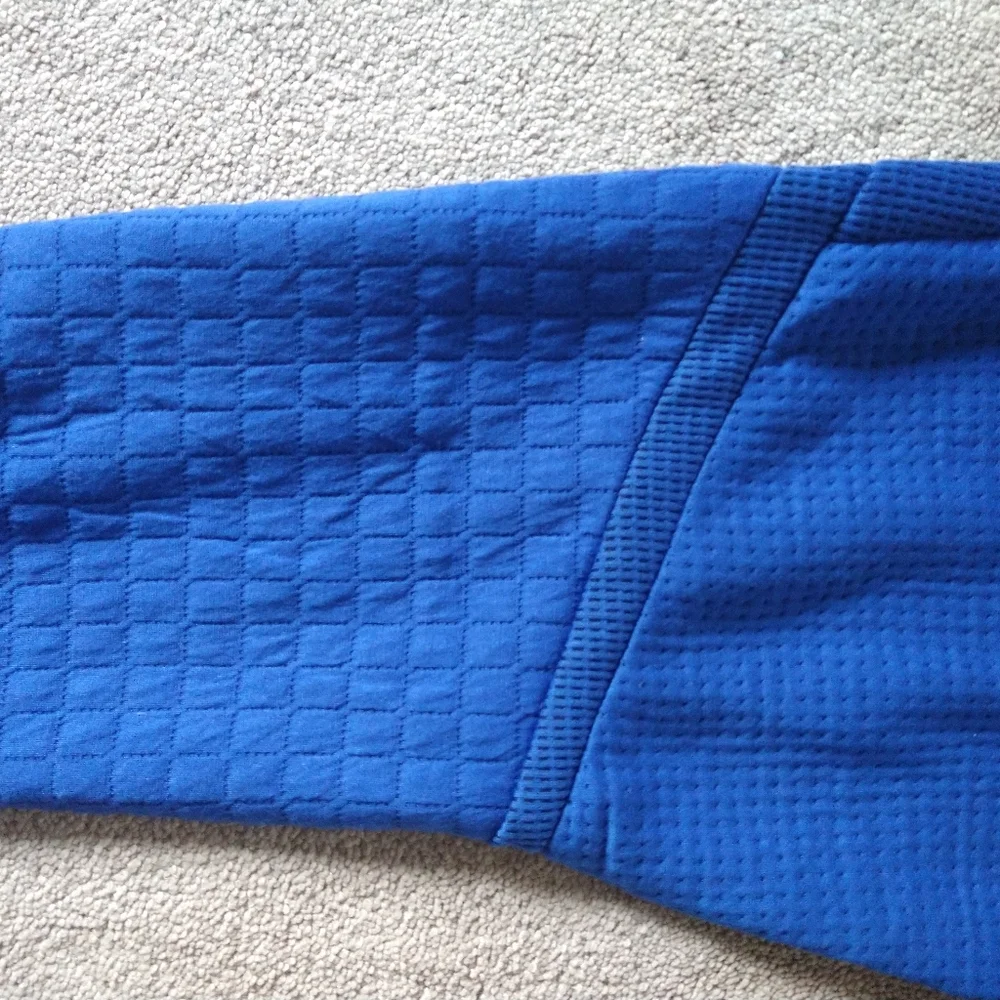 De Baggio Men's Jersey Sweatpants‎ Waffle Blue Pants Size 2XL